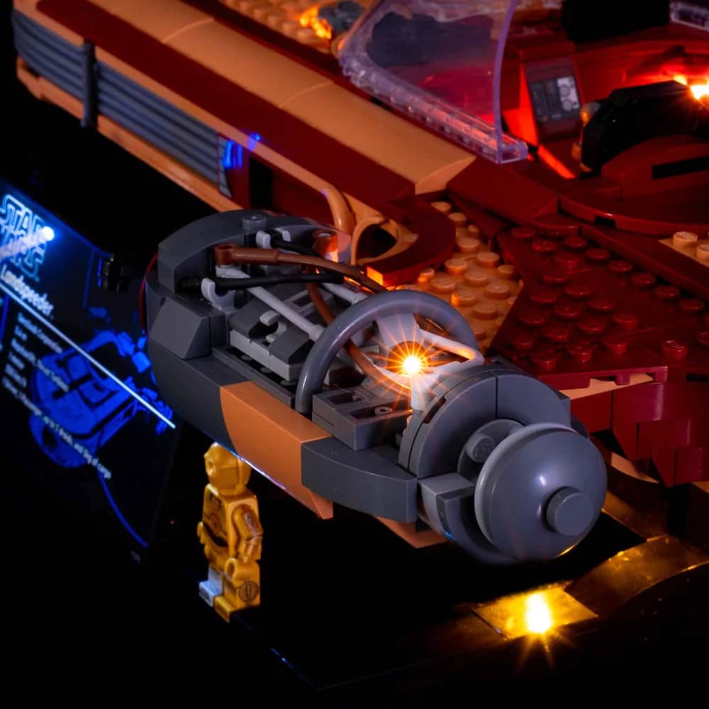 Light My Bricks - LIGHT KIT for LEGO® Star Wars™ UCS Luke Skywalker s Landspeeder 75341