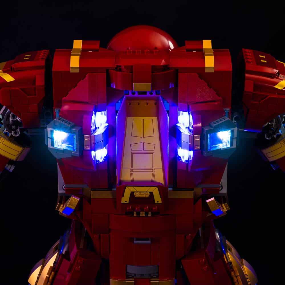 Light My Bricks - LIGHT KIT for LEGO® Hulkbuster 76210