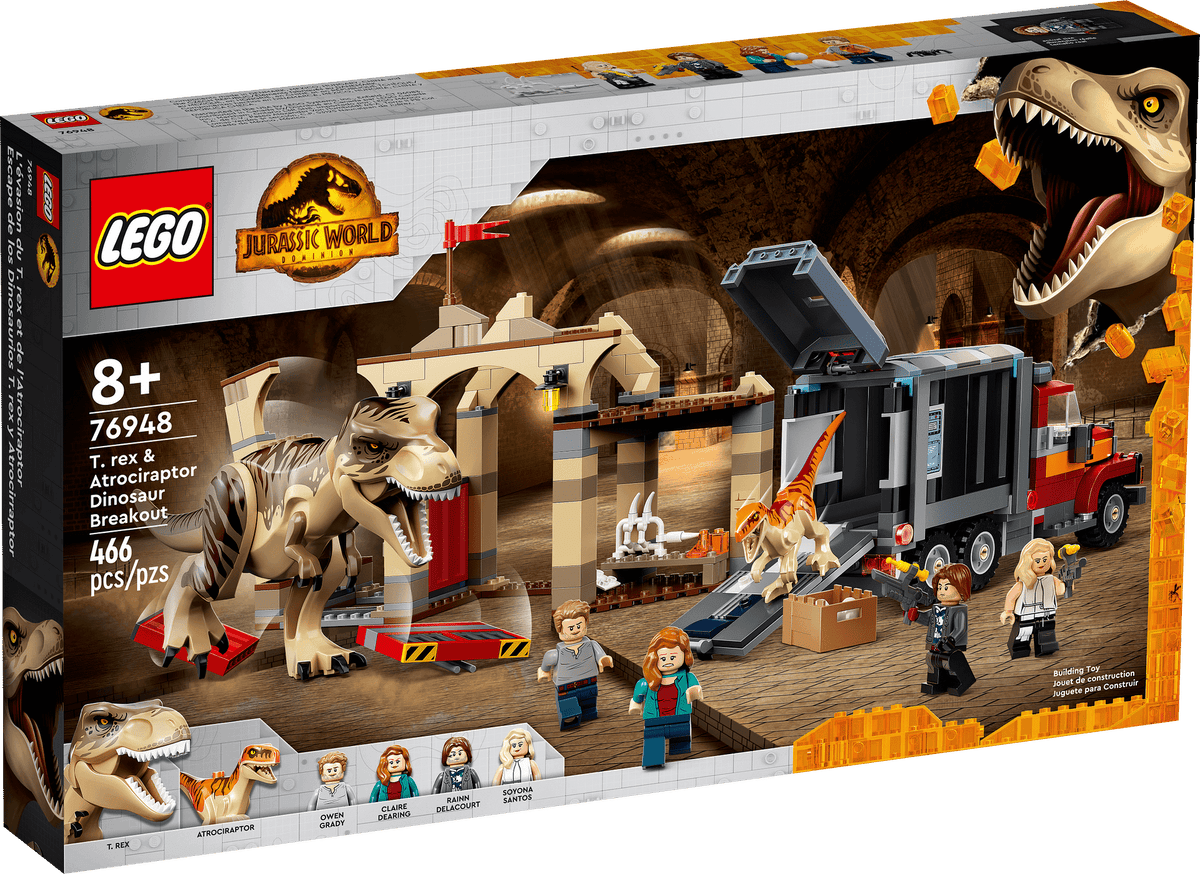 LEGO® 76948 T. rex & Atrociraptor Dinosaur Breakout - Jurassic World™