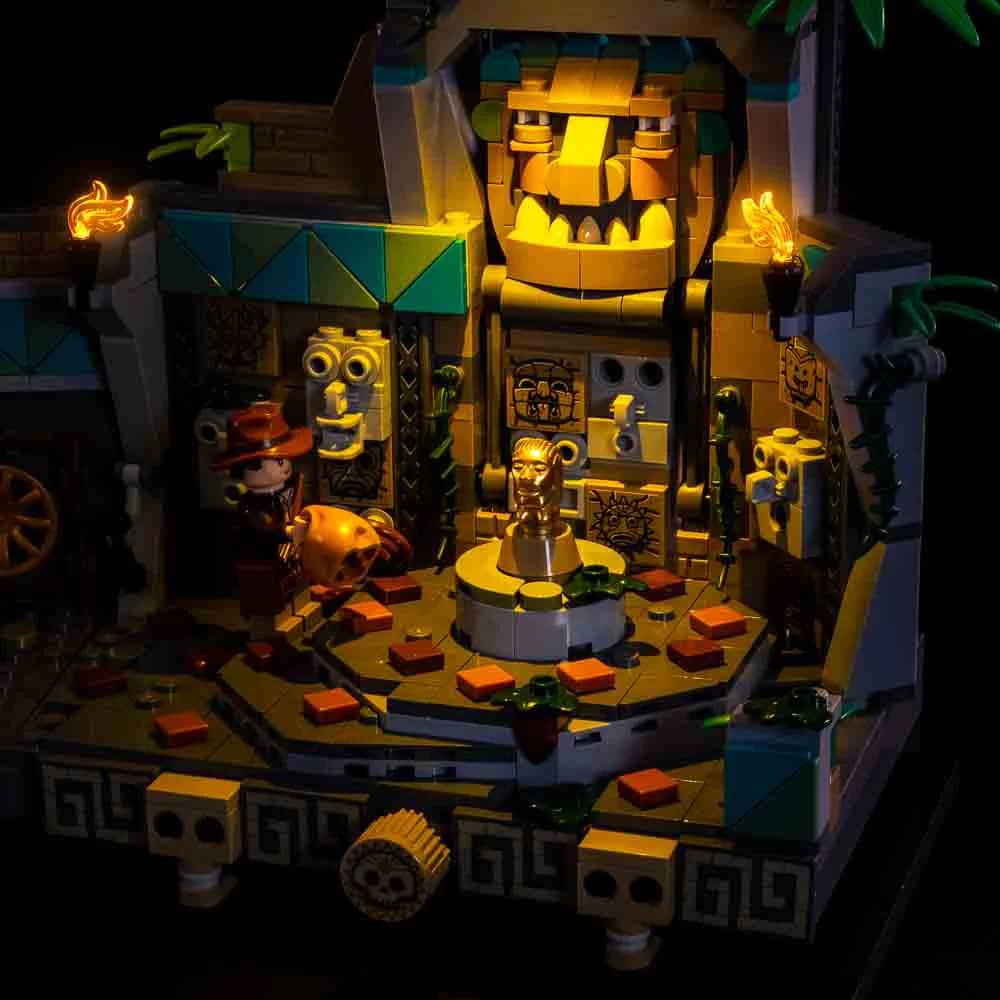 Light My Bricks - Light Kit For LEGO® Indiana Jones Temple of the Golden Idol 77015