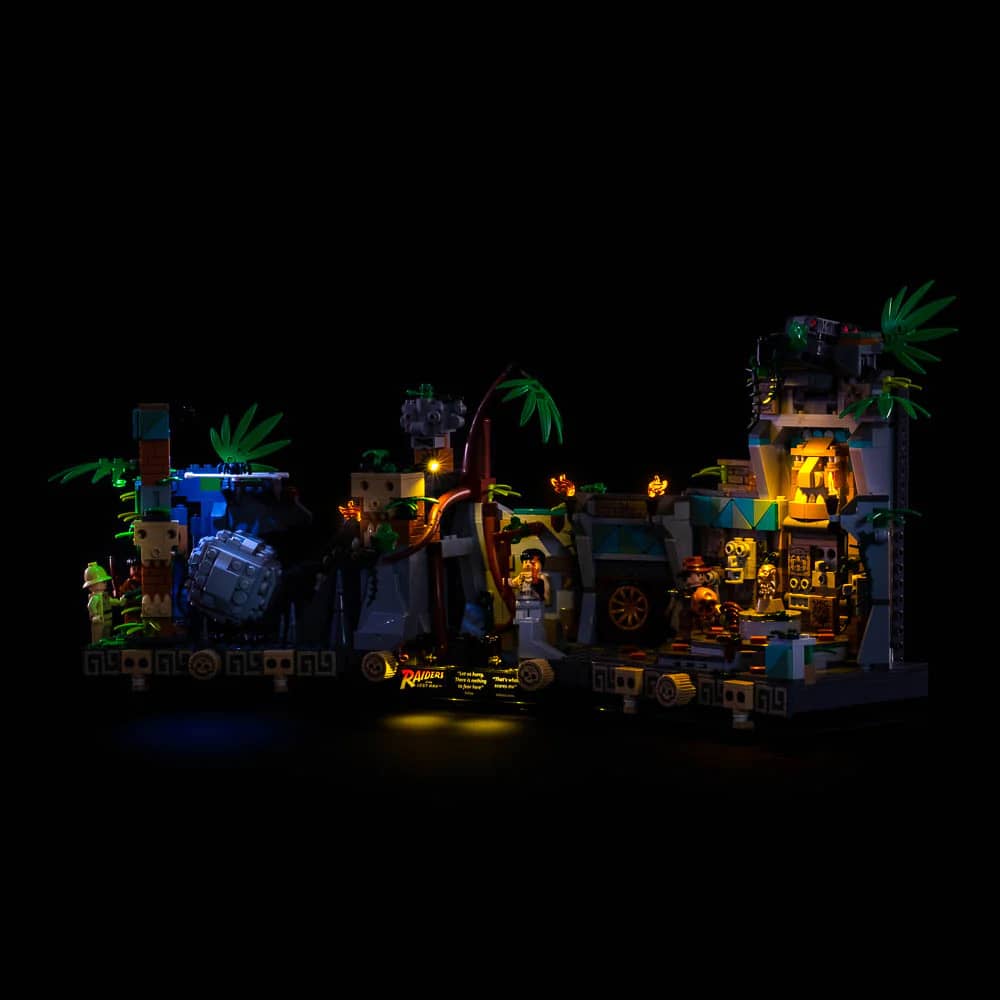 Light My Bricks - Light Kit For LEGO® Indiana Jones Temple of the Golden Idol 77015