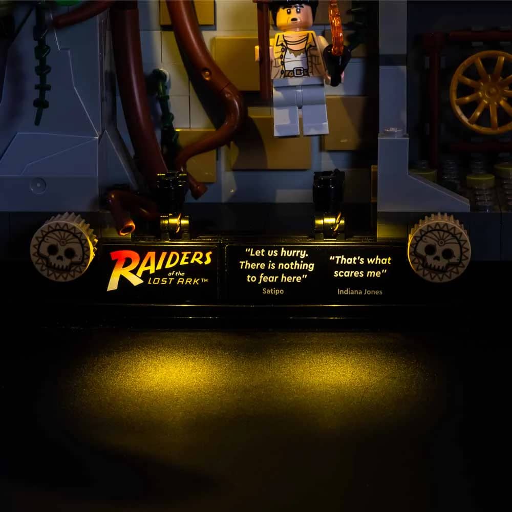 Light My Bricks - Light Kit For LEGO® Indiana Jones Temple of the Golden Idol 77015