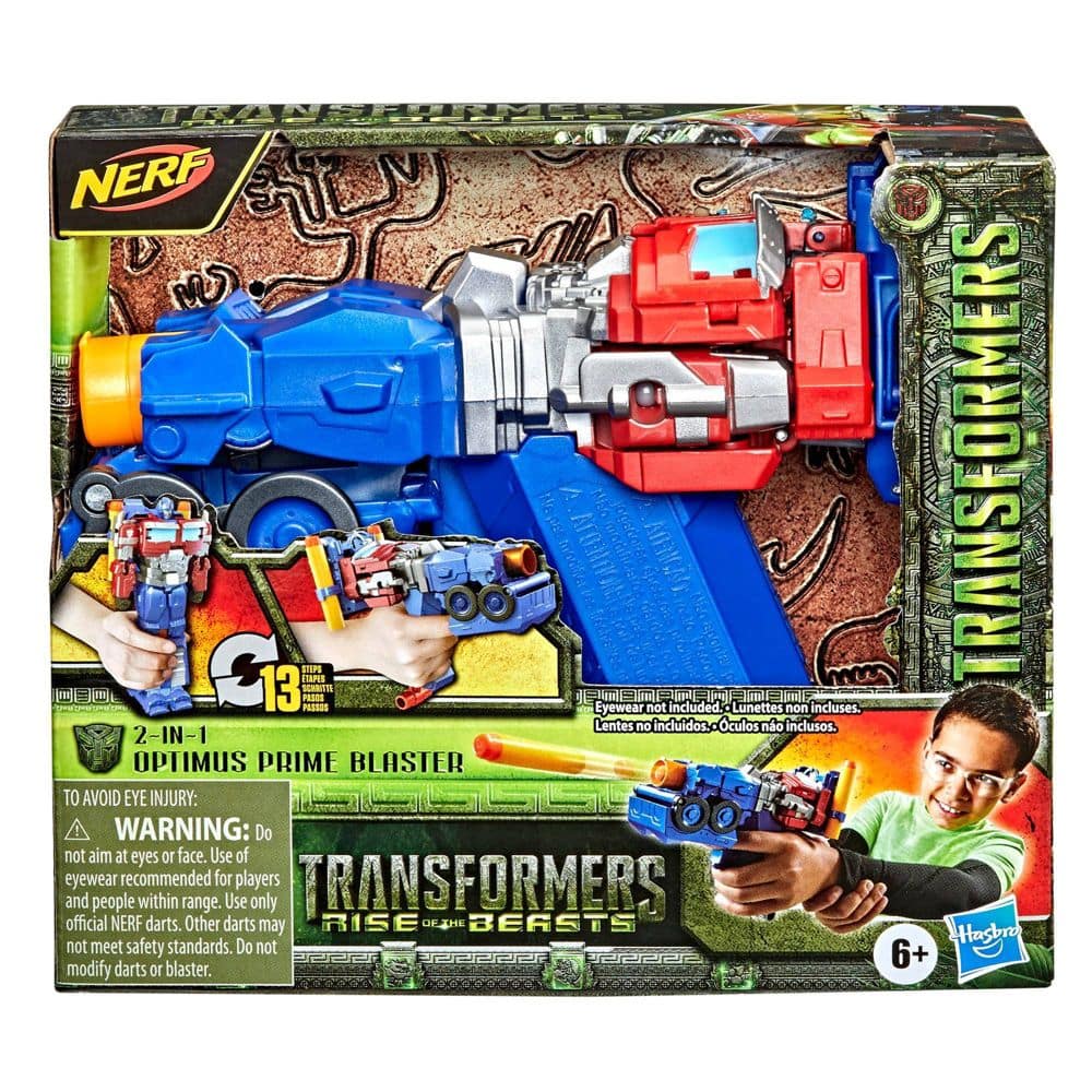 Nerf - Transformers Rise Of The Beasts 2-in-1 Optimus Prime Blaster Hasbro