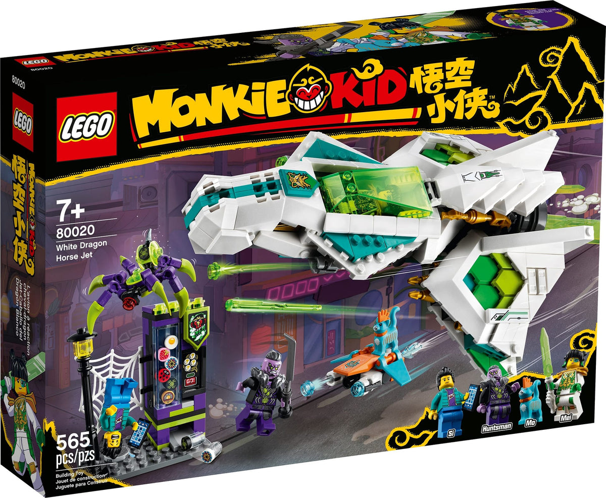 LEGO® 80020 White Dragon Horse Jet - Monkie Kid™