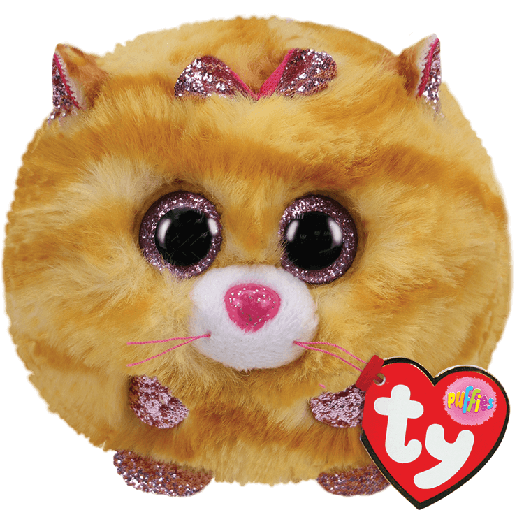 Ty - Beanie Boos - Puffies - Tabitha - Yellow Cat 10cm