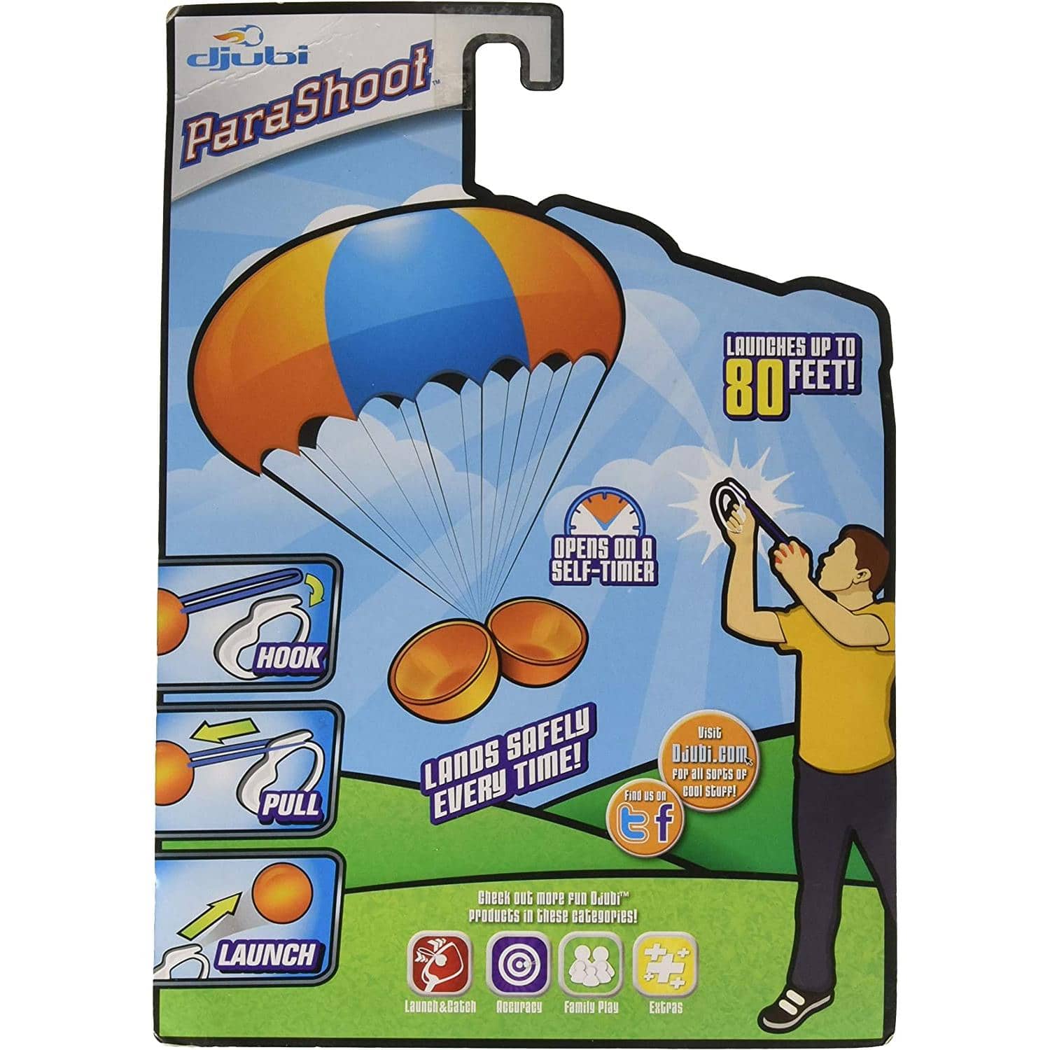 Djubi - Parashoot Outdoor Parachute Ball Set