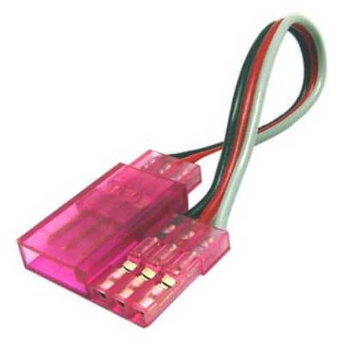 TY1 - SERVO EXTENSION LEAD 600MM PINK TY405460P 60 STRAND GOLD PIN