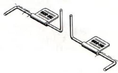 DUBRO - STRIP AILERON HORN104 104