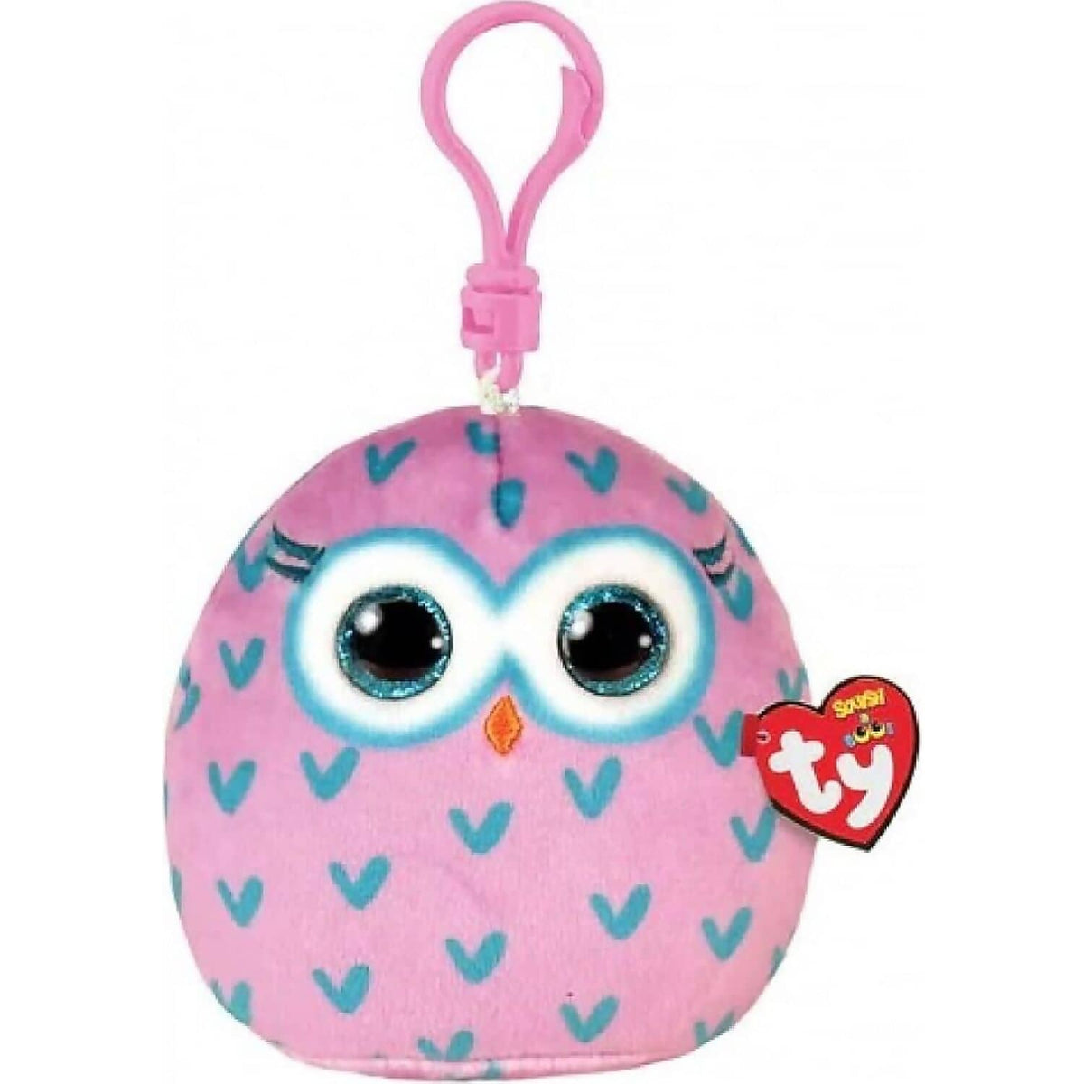Ty - Squish-a-boos - Clip - Winks Owl Squishy Beanies