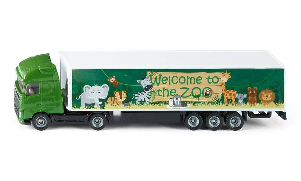 Siku - Articulated Truck With Trailer - Realistic Load-Up Transport Vehicle For Kids Load-up 1:87 Die-Cast Model
