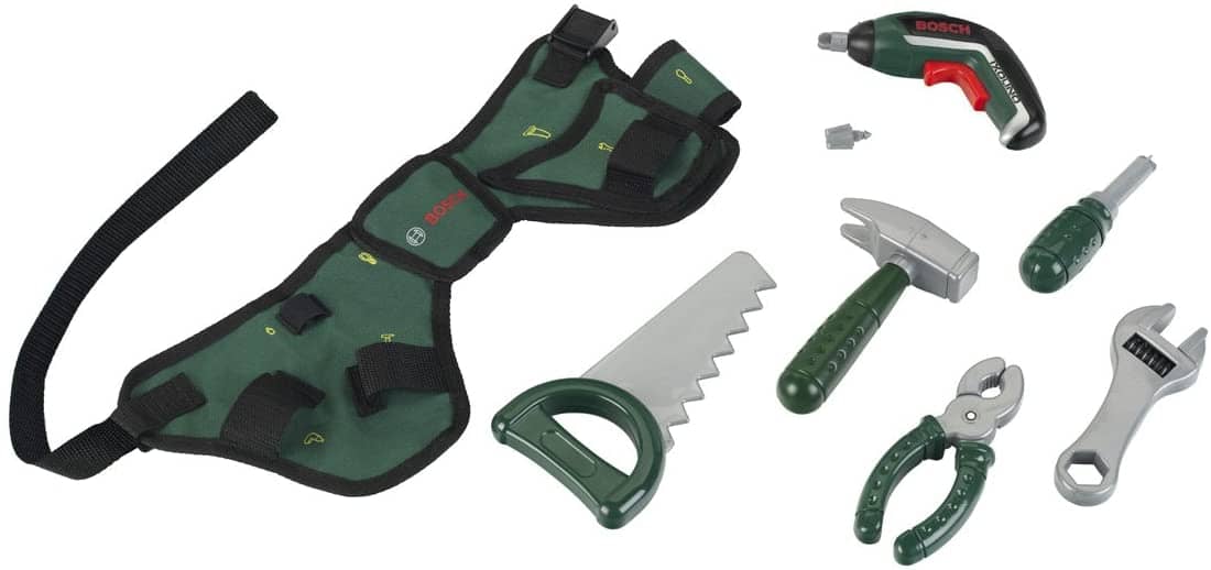 Bosch - Mini - Toy Tool Belt And Assorted Accessories And Toy Tools