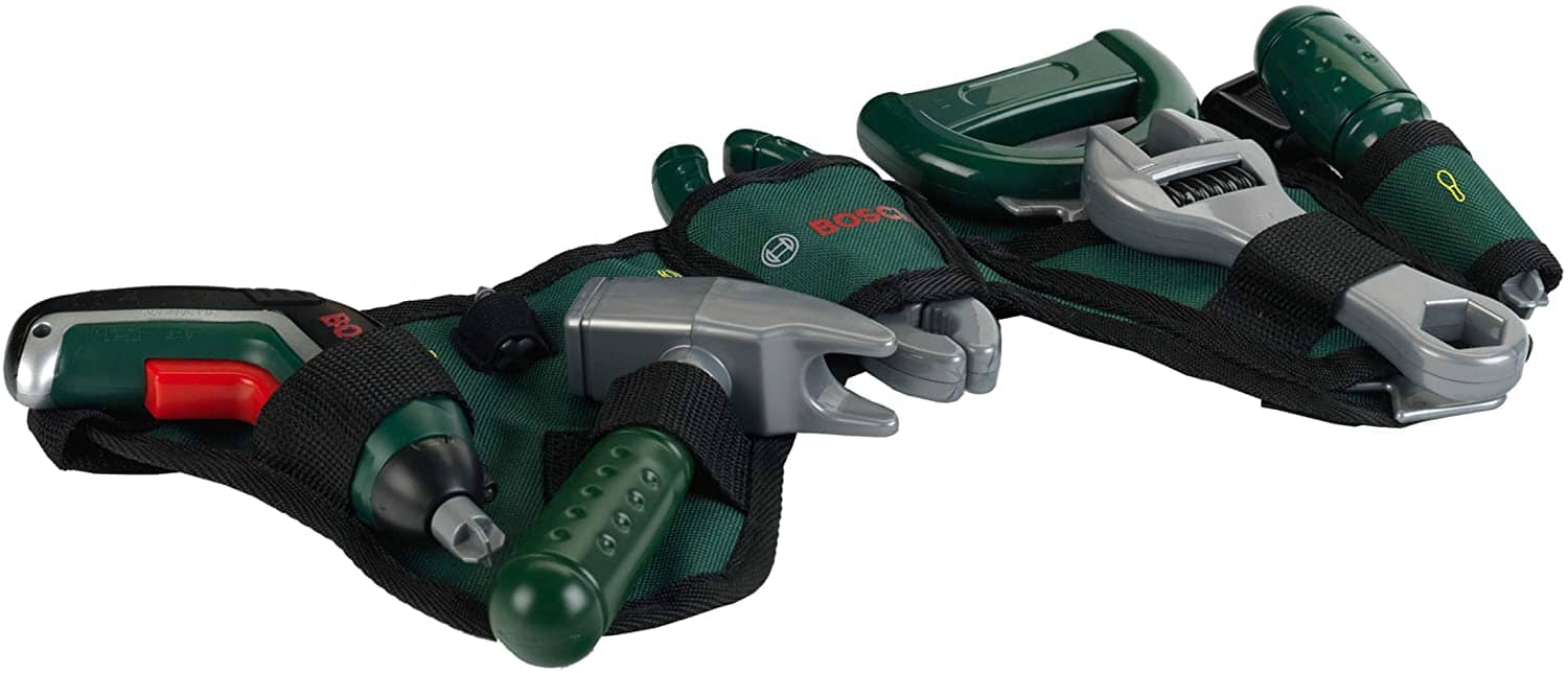 Bosch - Mini - Toy Tool Belt And Assorted Accessories And Toy Tools