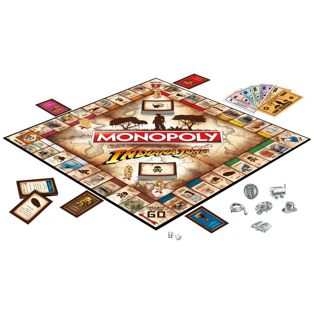 Monopoly - Indiana Jones Board Game For 2-6 Players Hasbro