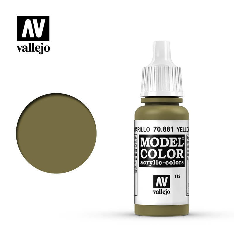 VALLEJO MODEL COLOR YELLOW GREEN 17ML AV70881