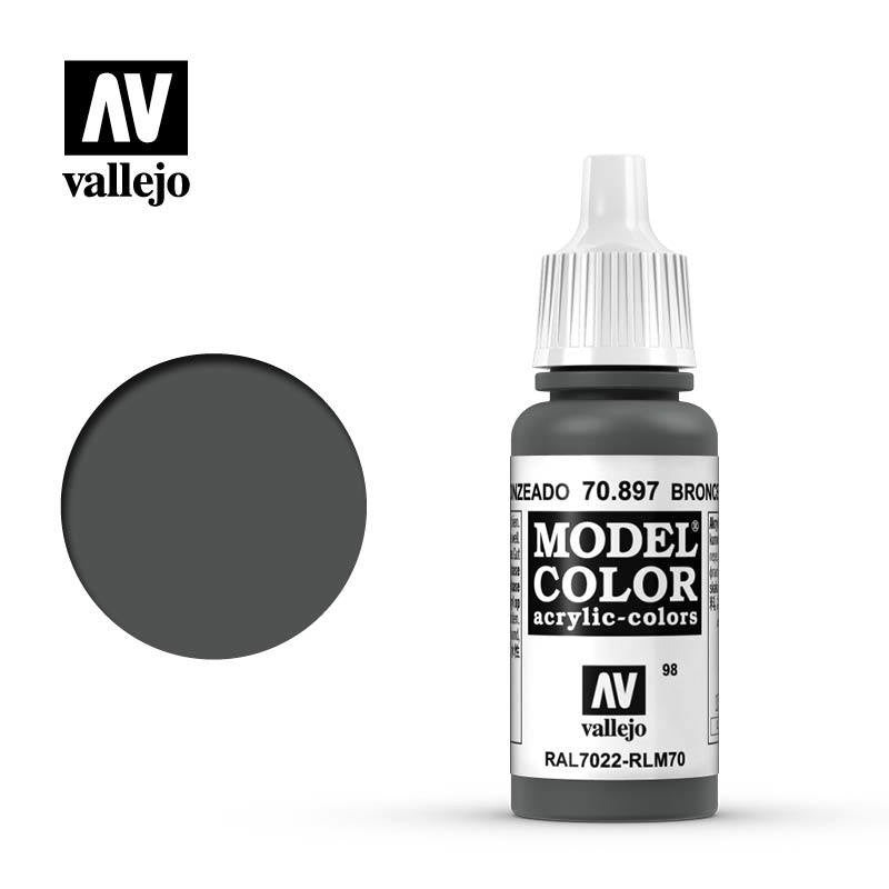 VALLEJO MODEL COLOR BRONZE GREEN 17ML AV70897