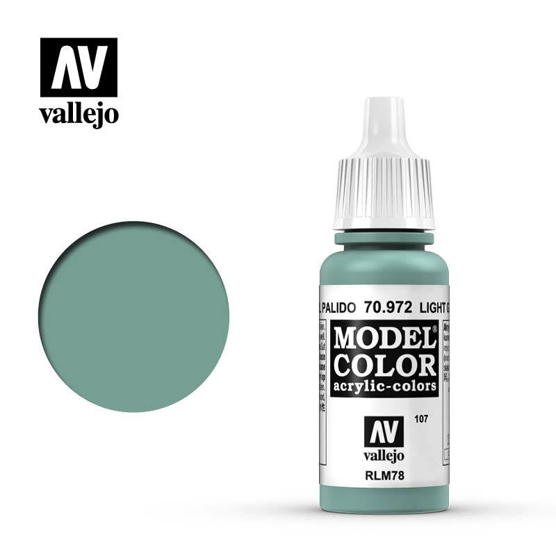 VALLEJO MODEL COLOR LIGHT GREEN BLUE AV70972