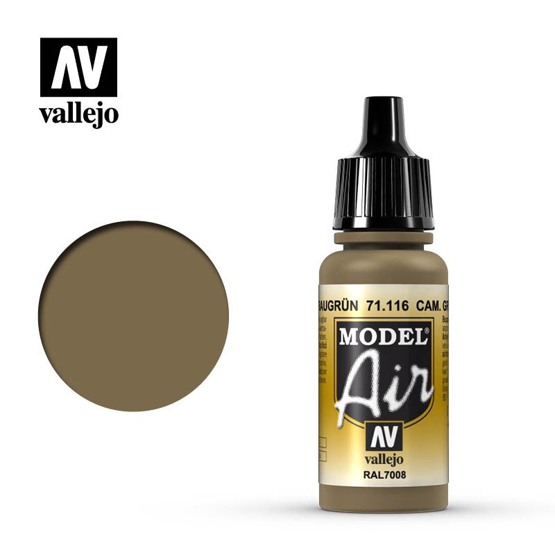 VALLEJO MODEL AIR ACRYLIC PAINT CAMO GREY GREN 71116