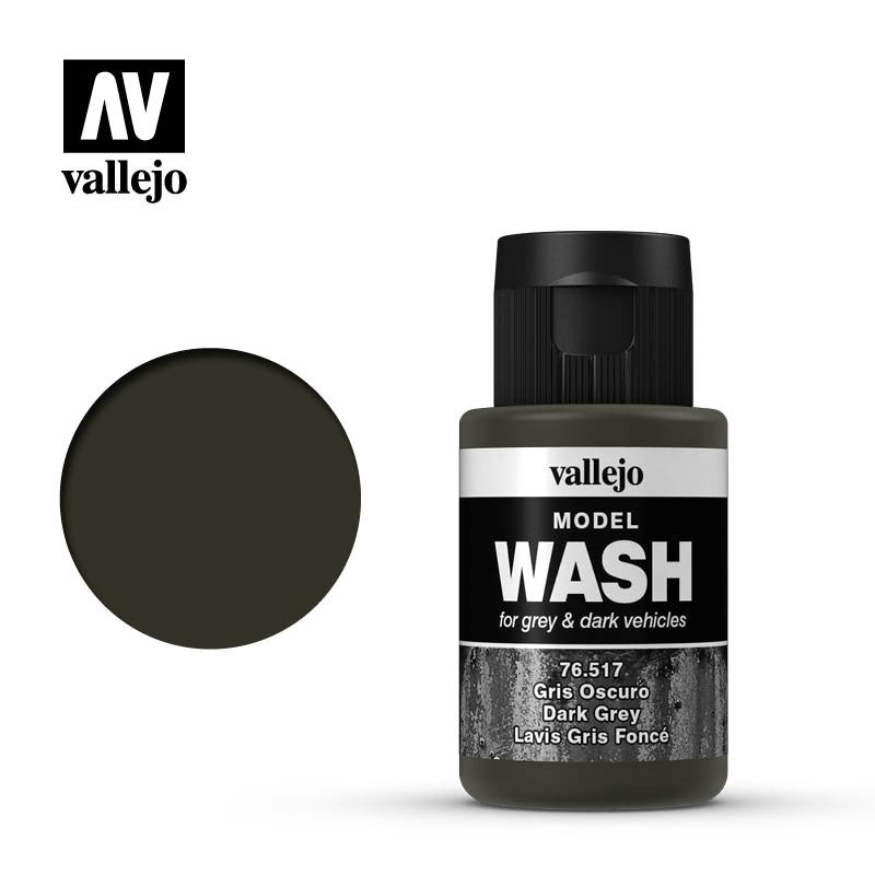 VALLEJO MODEL WASH DARK GREY 76517 35ML