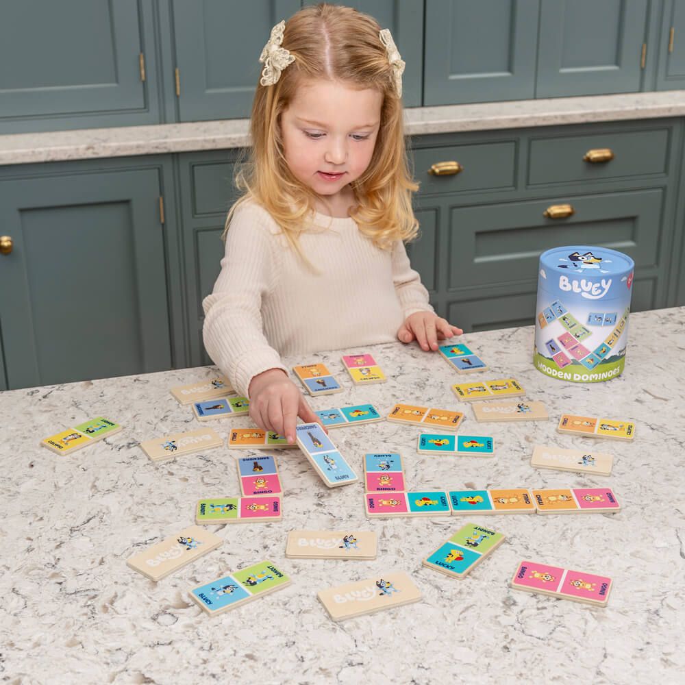 Bluey - Wooden Dominoes