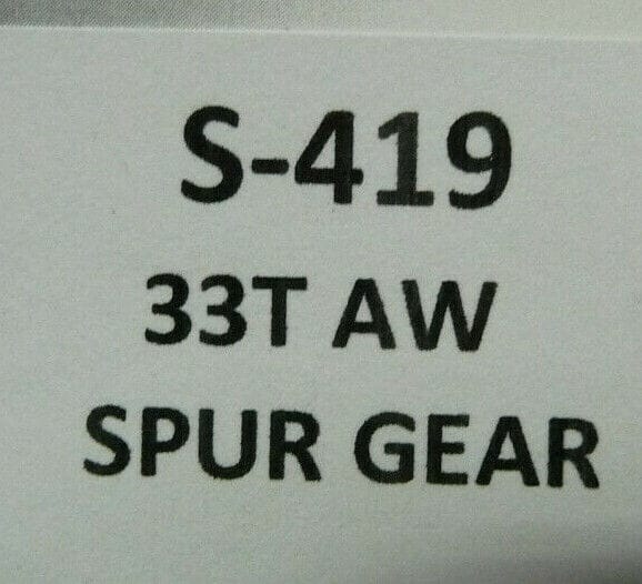 BRM - S-419 33T AW SPUR GEAR