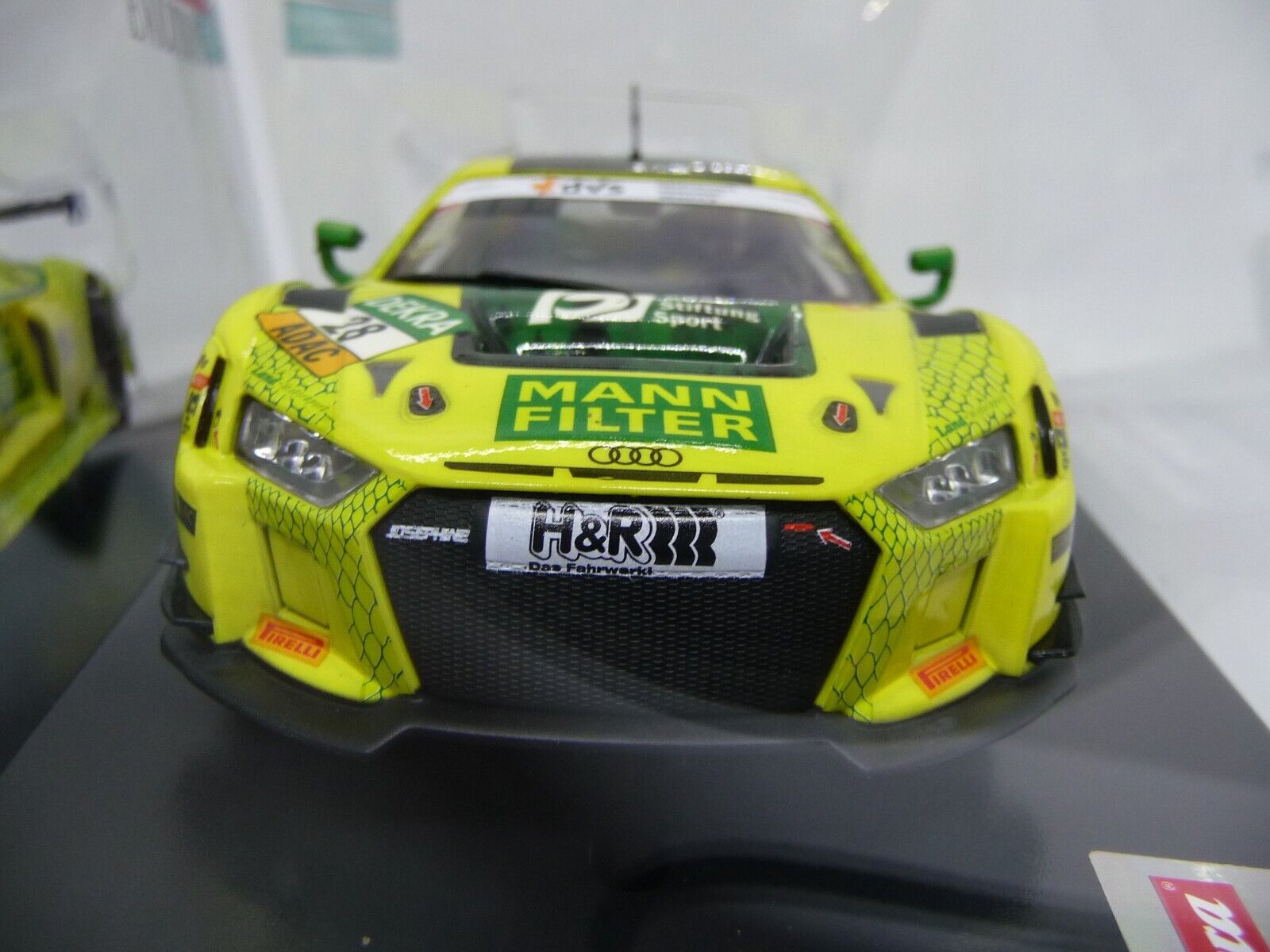 CARRERA - EVOLUTION 1:32 - AUDI R8 LMS GT3 MANN FILTER LAND MS NO.28 - SLOT CAR ALSO SUITS SCALEXTRIC