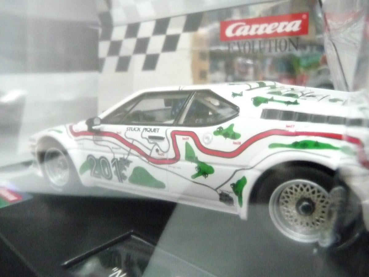 CARRERA - EVOLUTION 1:32 - BMW M1 PROCAR NO201 NURBURGRING 1000KM 1980 - SLOT CAR ALSO SUITS SCALEXTRIC