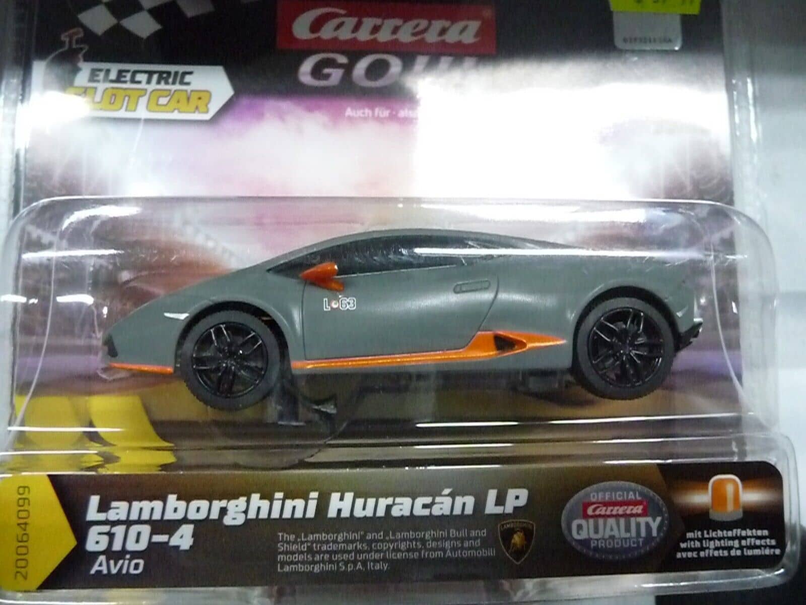 CARRERA - GO LAMBORGHINI HURACAN LP 610-4 AVIO SCALE 1:43