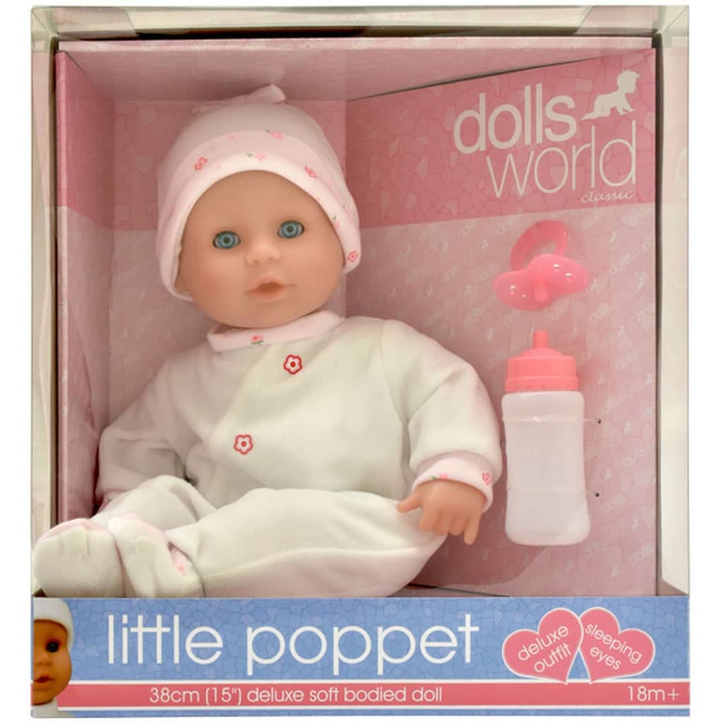 DollsWorld - Little Poppet 38cm Soft Bodied Doll