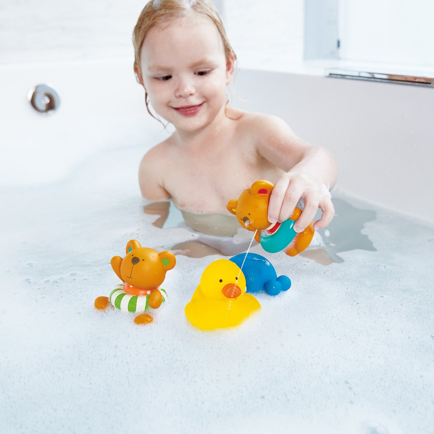 Hape - Wind Up Swimmer Teddy Toy