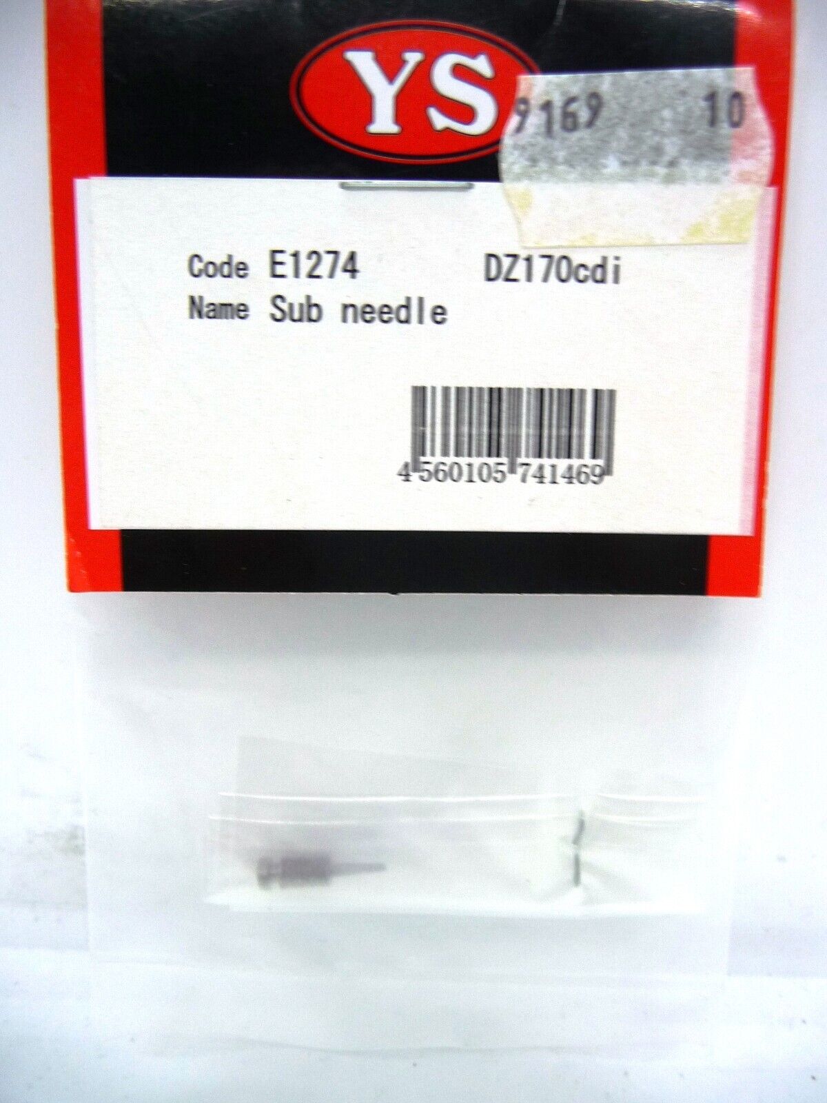 E1274 YS ENGINES PART SUB NEEDLE DZ170CDI