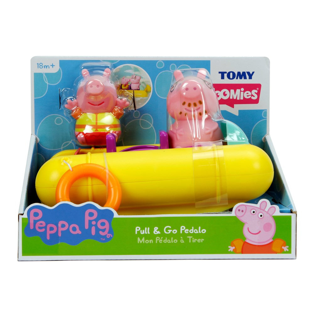 TOMY - Toomies Peppa Pig Pull And Go Pedalo