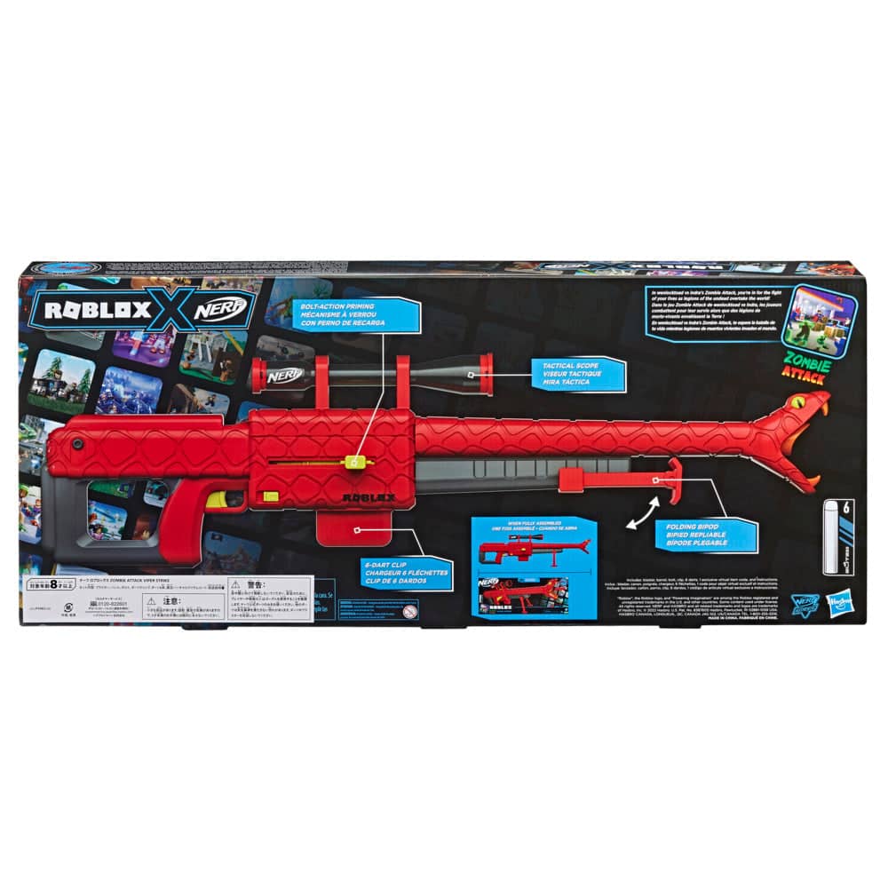 Nerf - Roblox Zombie Attack Viper Strike Dart Blaster