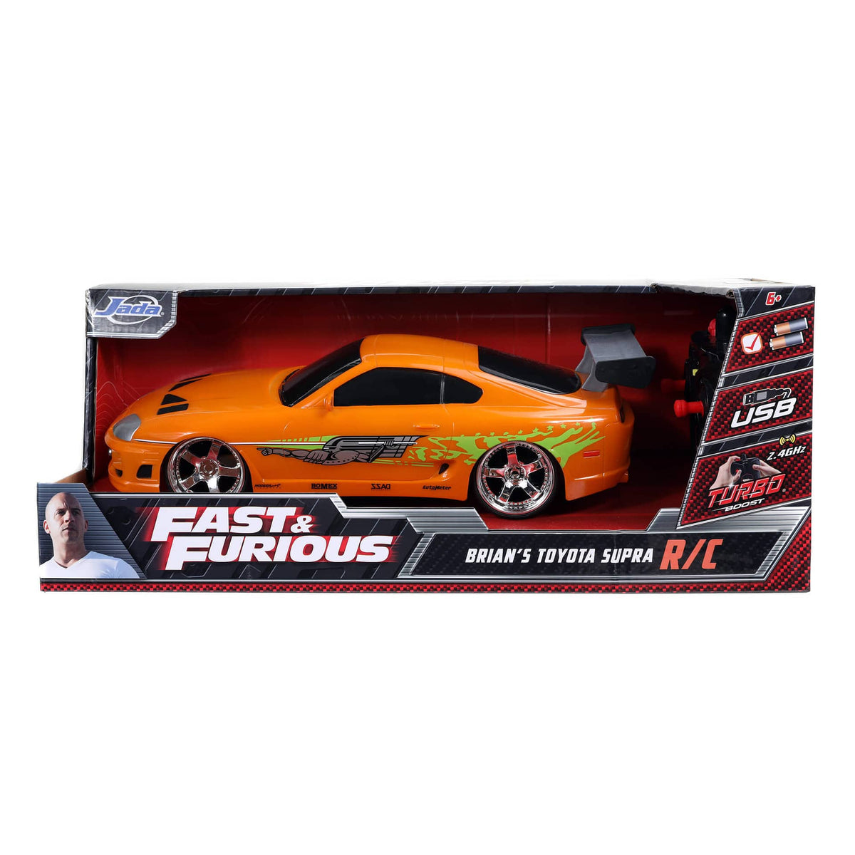 Fast & Furious - Rc Brian's 1995 Toyota Supra (1:16) Remote Control