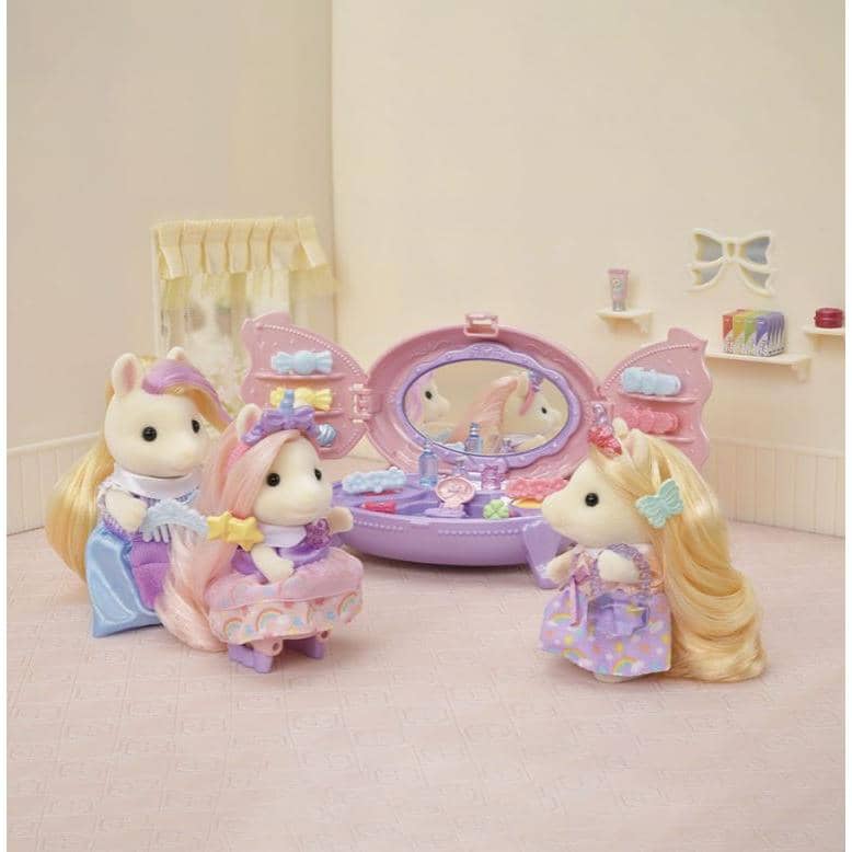 Sylvanian Families - Pony's Vanity Dresser Playset Animal Doll Playset