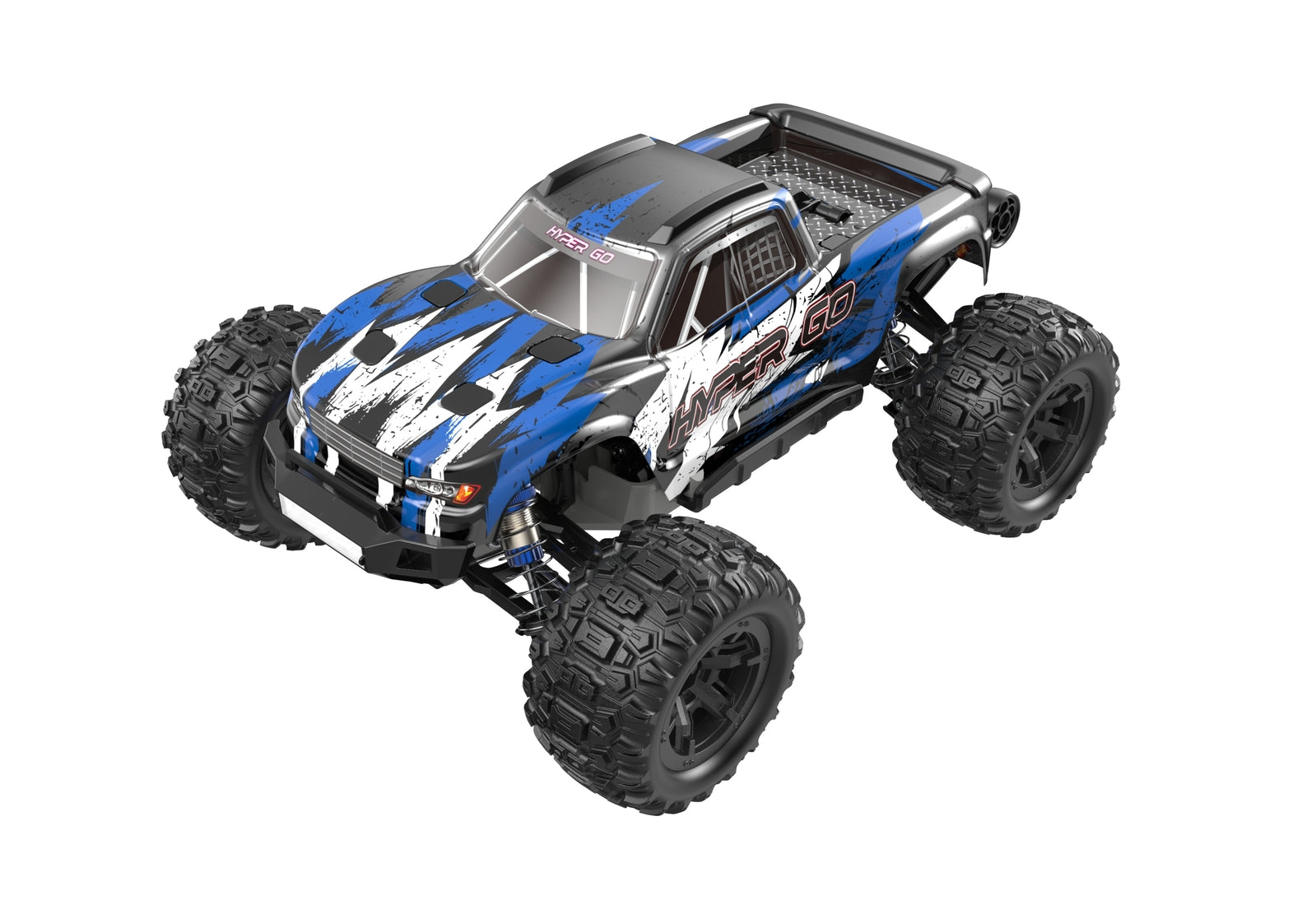 MJX - 1:16 RTR BRUSHED RC MONSTER TRUCK (BLUE) WITH GPS