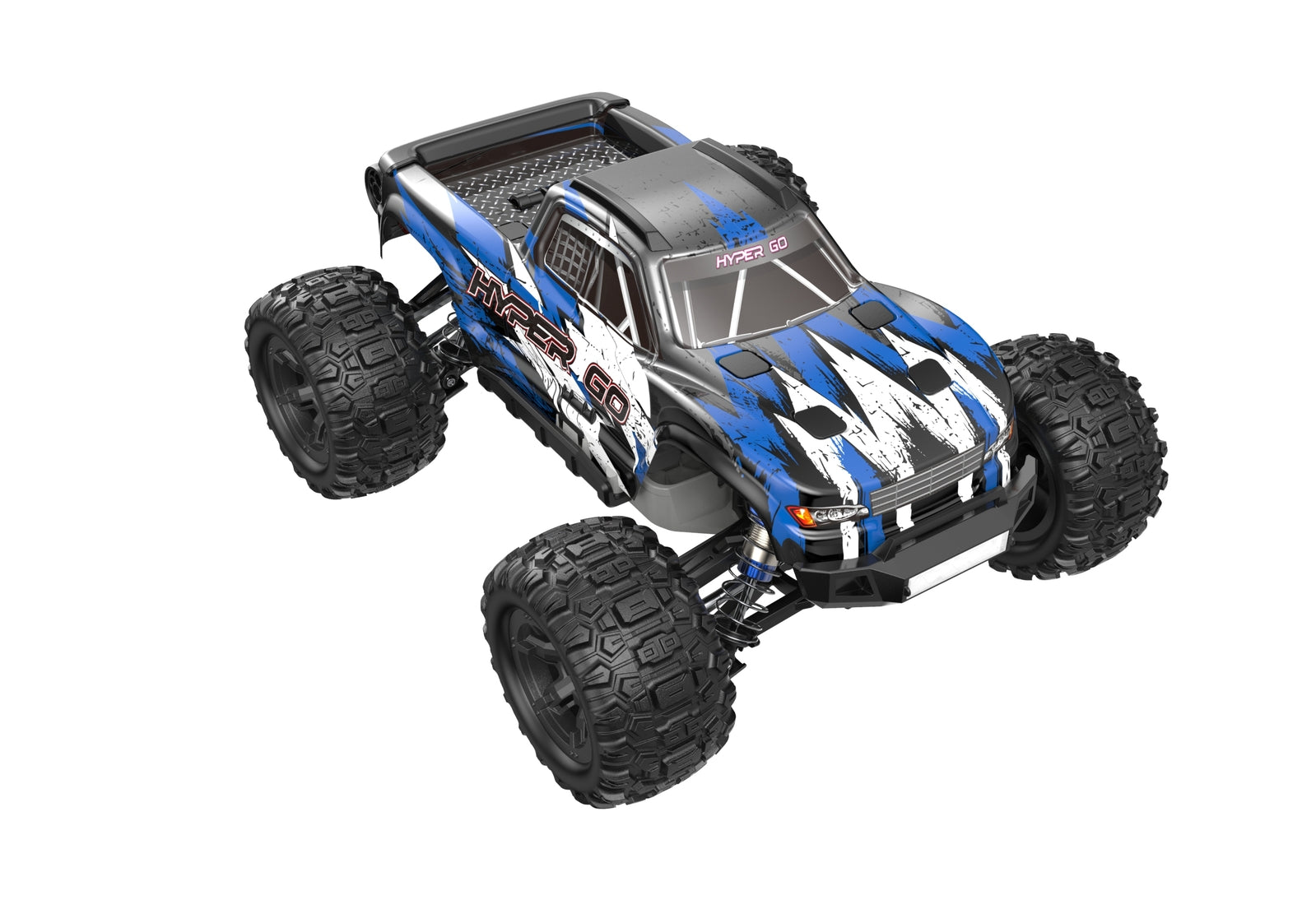 MJX - 1:16 RTR BRUSHED RC MONSTER TRUCK (BLUE) WITH GPS