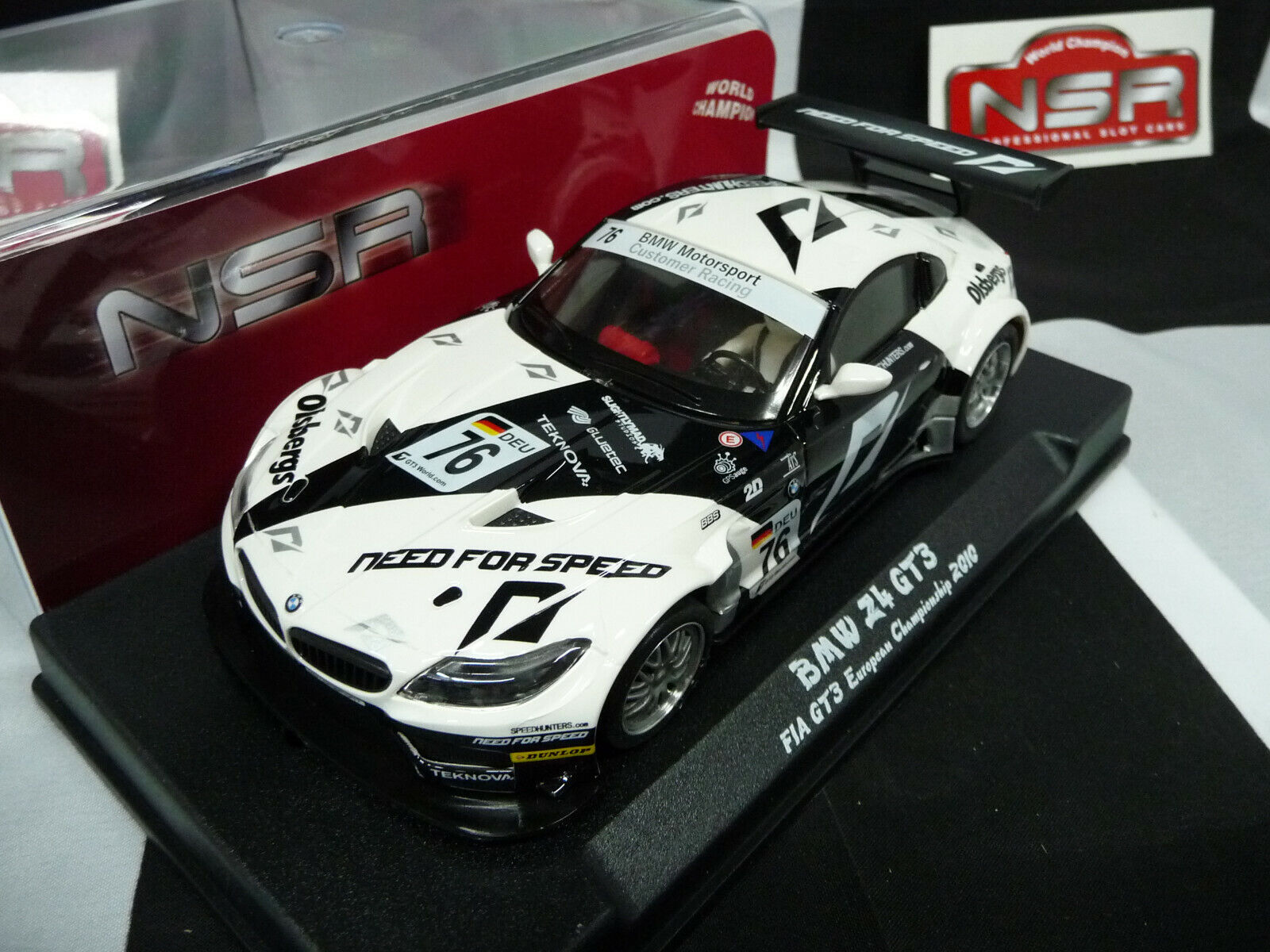 NSR - 1:32 0011AW BMW Z4 GT3 E89 FIA GT3 EURO CUP 2010 NO.76 SCALEXTRIC/CARRERA
