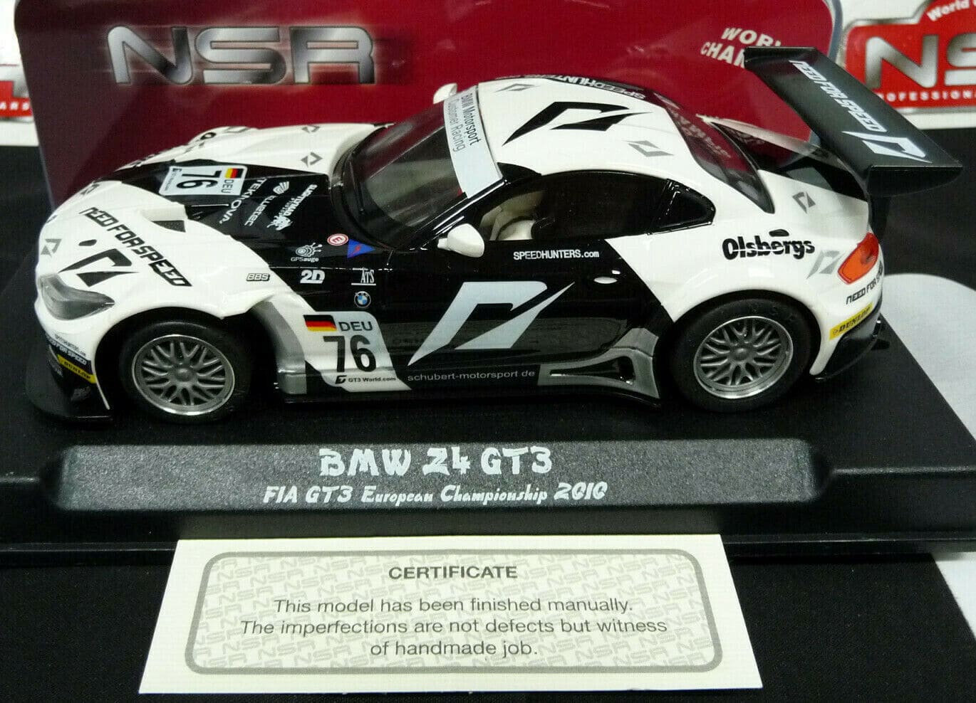 NSR - 1:32 0011AW BMW Z4 GT3 E89 FIA GT3 EURO CUP 2010 NO.76 SCALEXTRIC/CARRERA