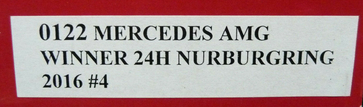 NSR - 1:32 0122 MERCEDES AMG WINNER 24H NURBURGRING 2016 NO.4 SCALEXTR/CARRERA