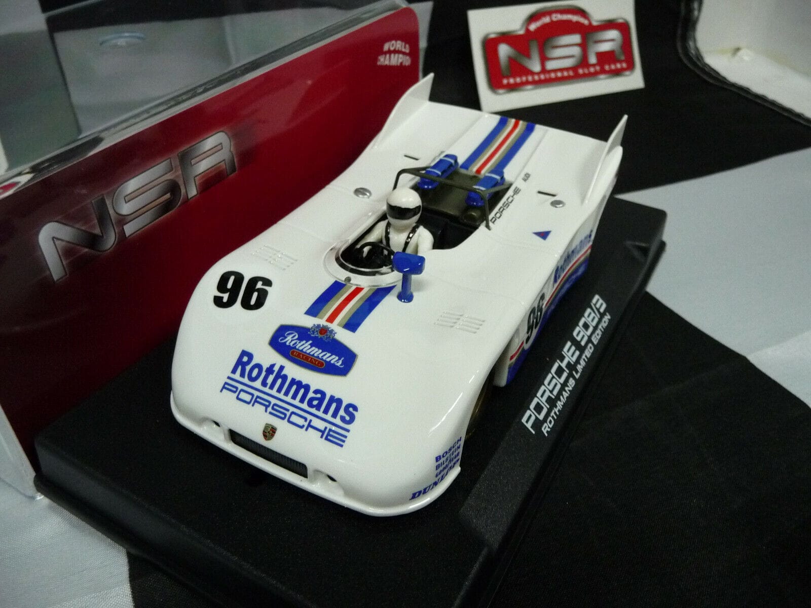 NSR - 1:32 0196SW PORSCHE 908/3 ROTHMANS LIMITED ED NO.96 SLOT CAR ALSO SUITS SCALEXTRIC/CARRERA
