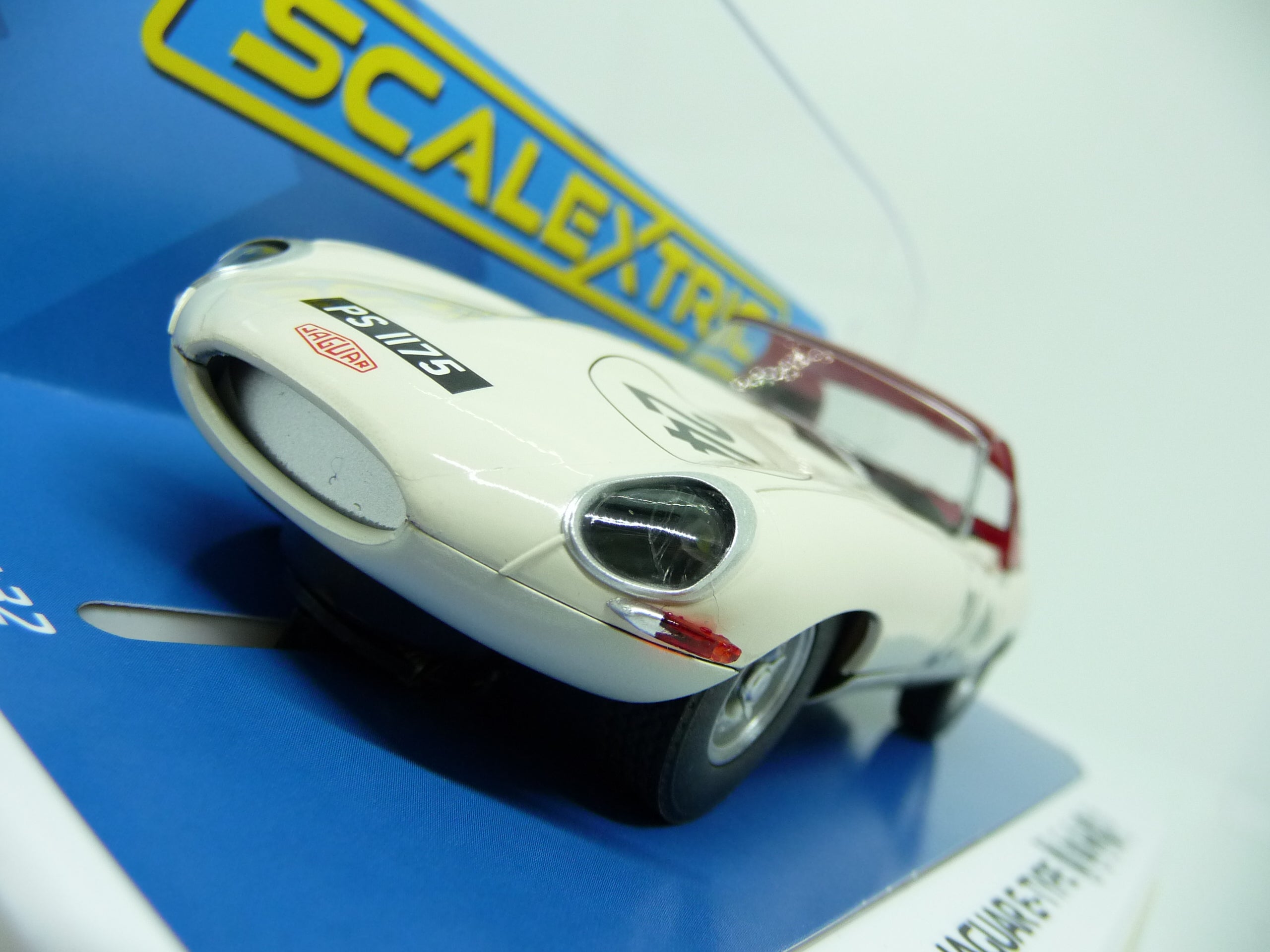 SCALEXTRIC - C4232 JAGUAR E TYPE GOODWOOD REVIVAL ADRIAN NEWEY SLOT CAR ALSO SUITS CARRERA