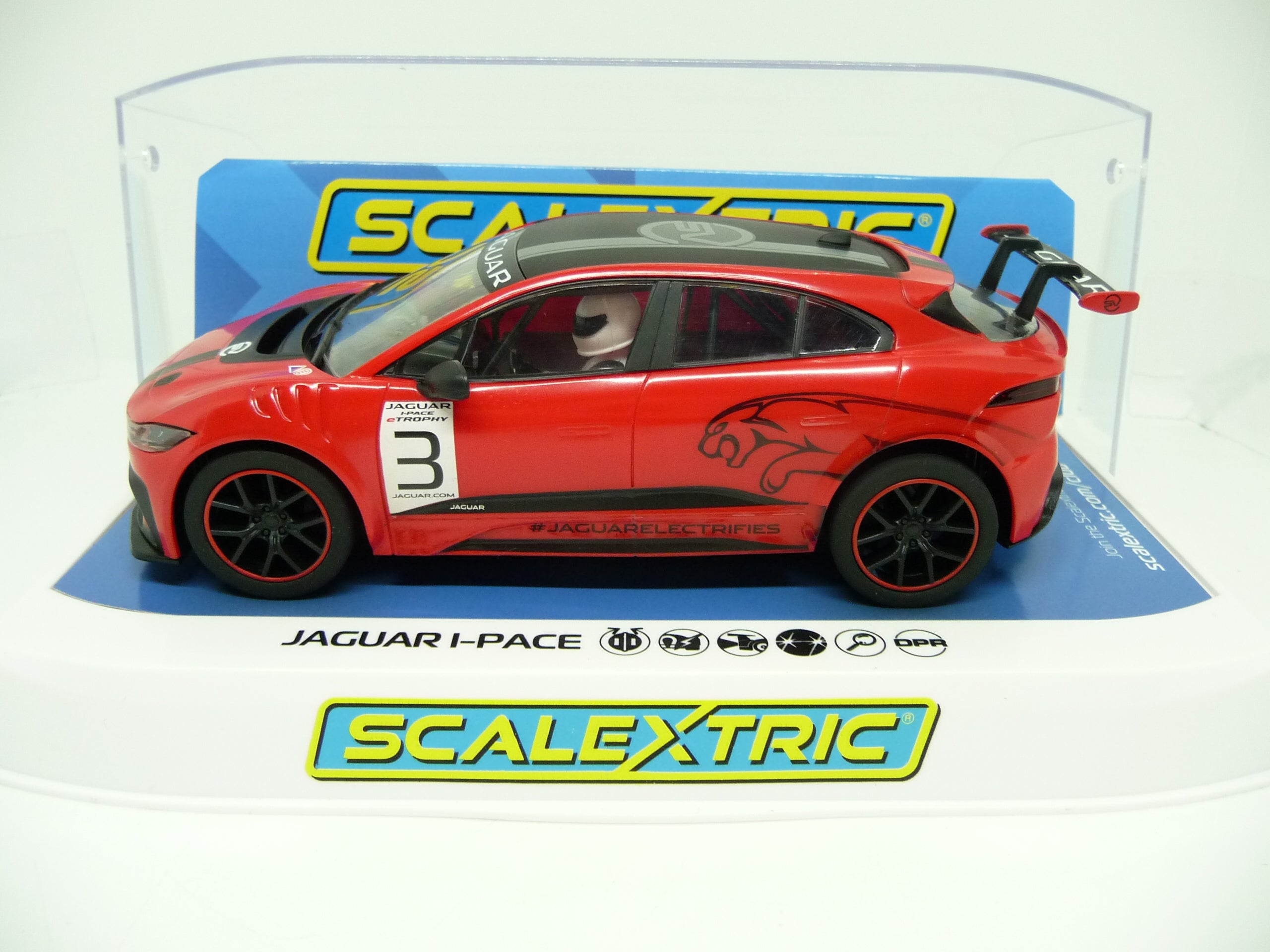 SCALEXTRIC - C4042 1:32 JAGUAR I-PACE ETROPHY NO.3 SLOT CAR