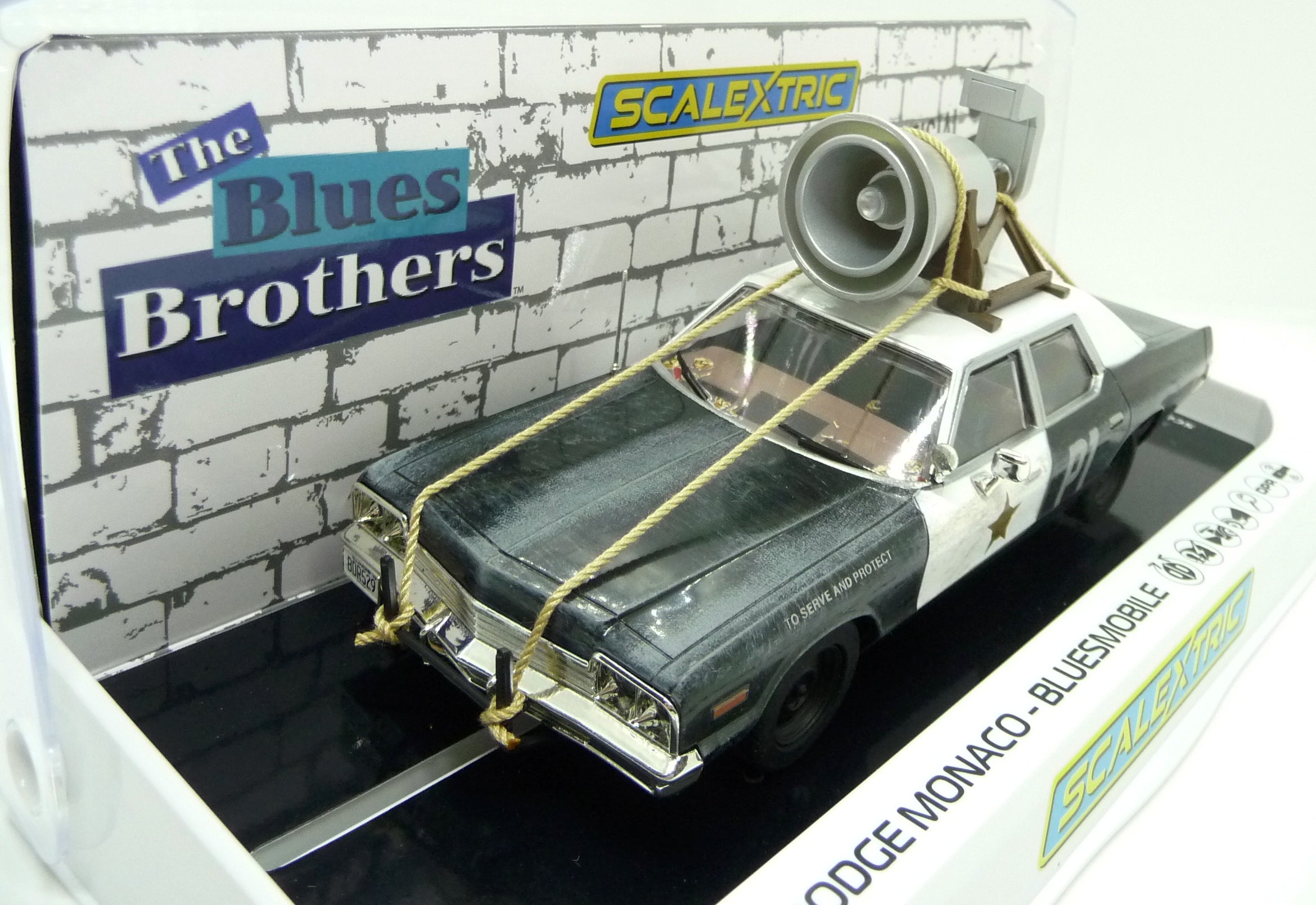SCALEXTRIC - C4322 BLUES BROTHERS DODGE MONACO - BLUESMOBILE