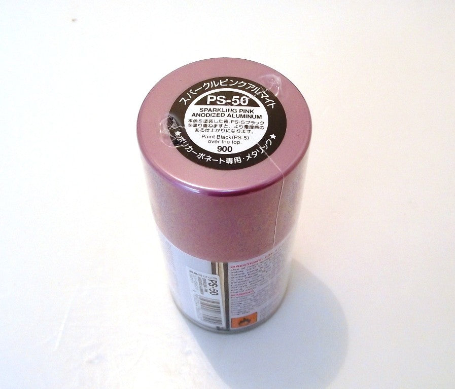 PS-50  TAMIYA POLYCARBONATE SPRAY PAINT MTLLC RED