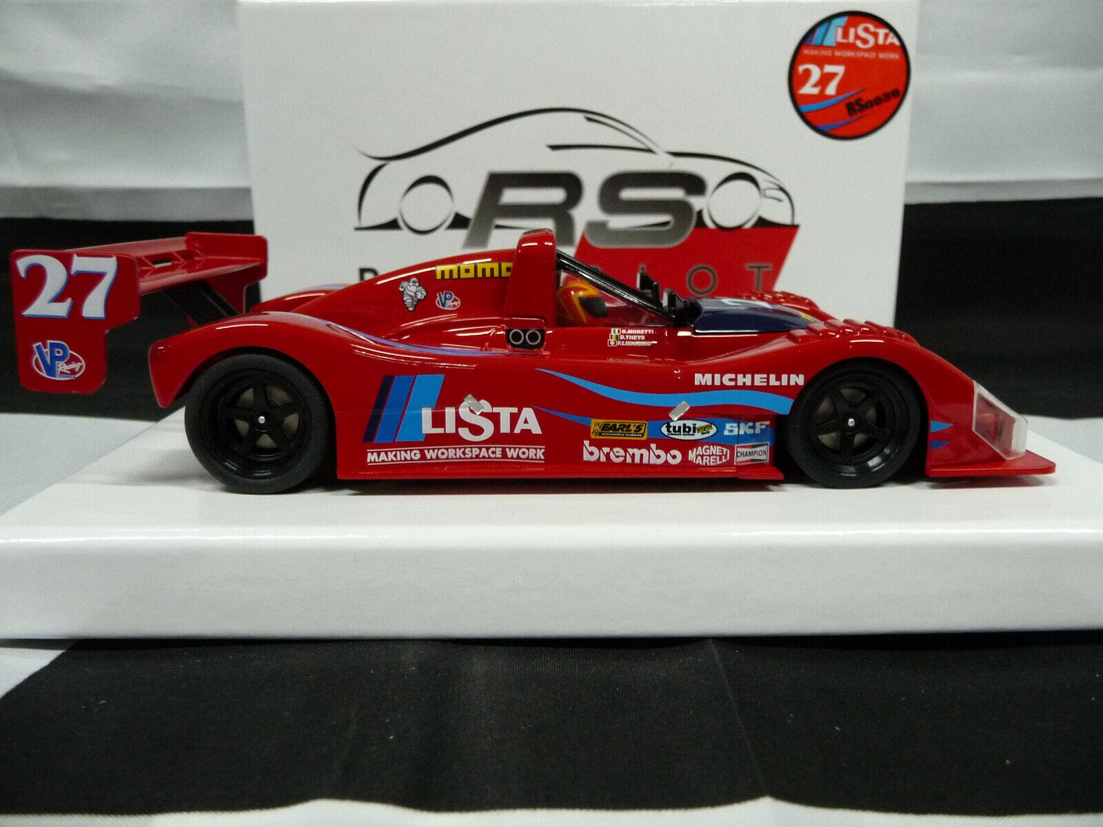 REVOSLOT - 1:32 RS0039 FERRARI 333 LISTA RACING NO27 SLOT CAR ALSO SUITS SCALEXTRIC/CARRERA