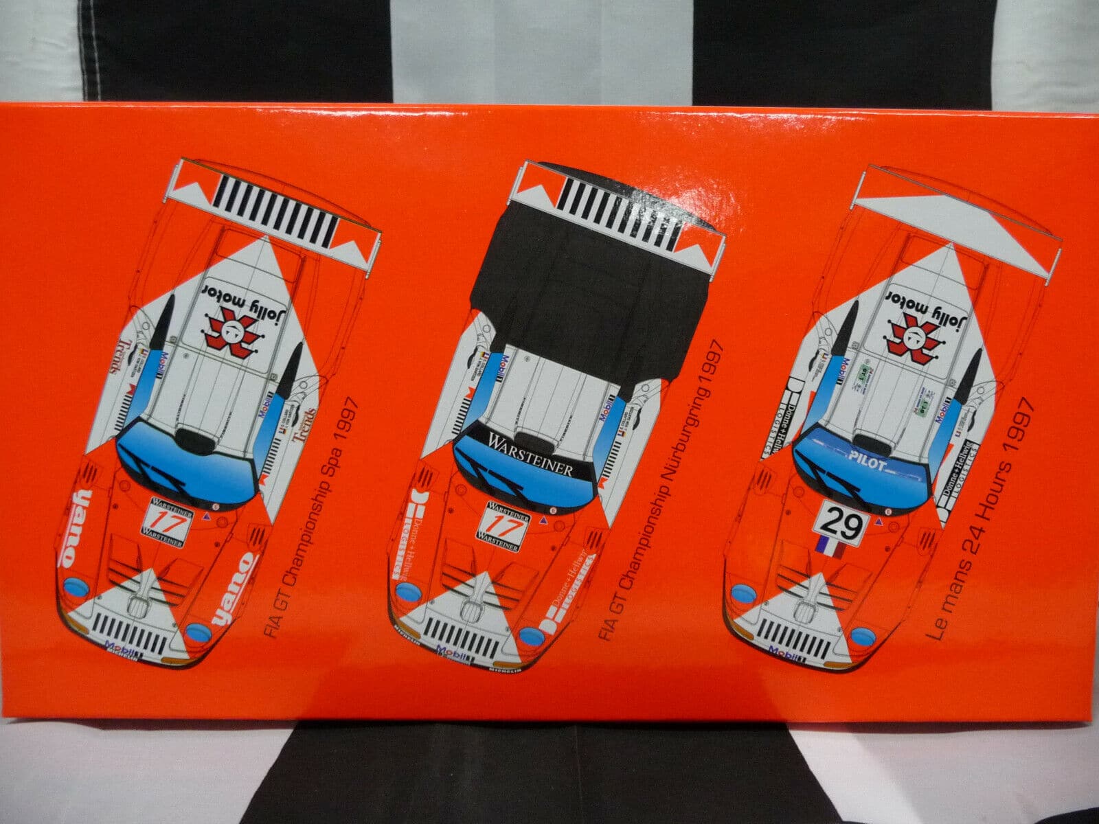 REVOSLOT - RS0092 PORSCHE 911 GT1 3 CAR PACK JB RACING SUIT SCALETRIC/CARRERA