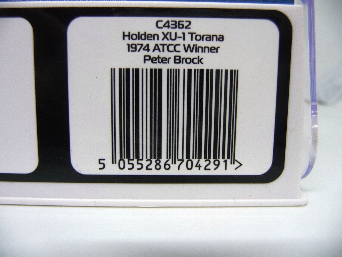 SCALEXTRIC - C4362 HOLDEN TORANA XU 1 1974 ATCC WINNER PETER BROCK LAST LOT