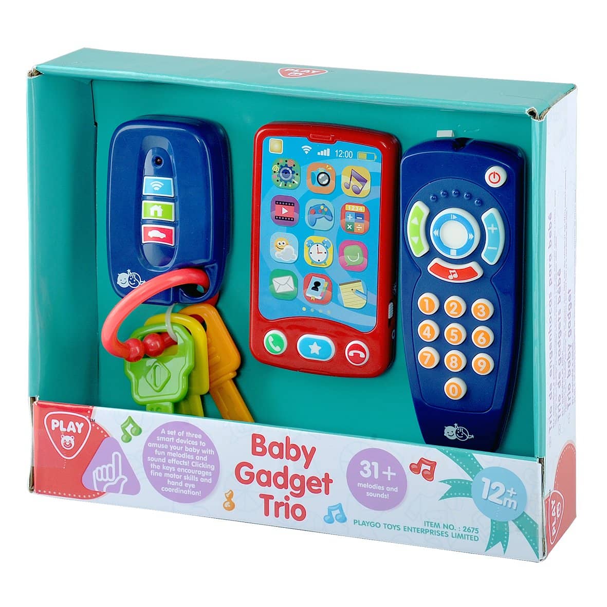 Baby Gadget Trio Battery Operated Playgo Toys Ent. Ltd