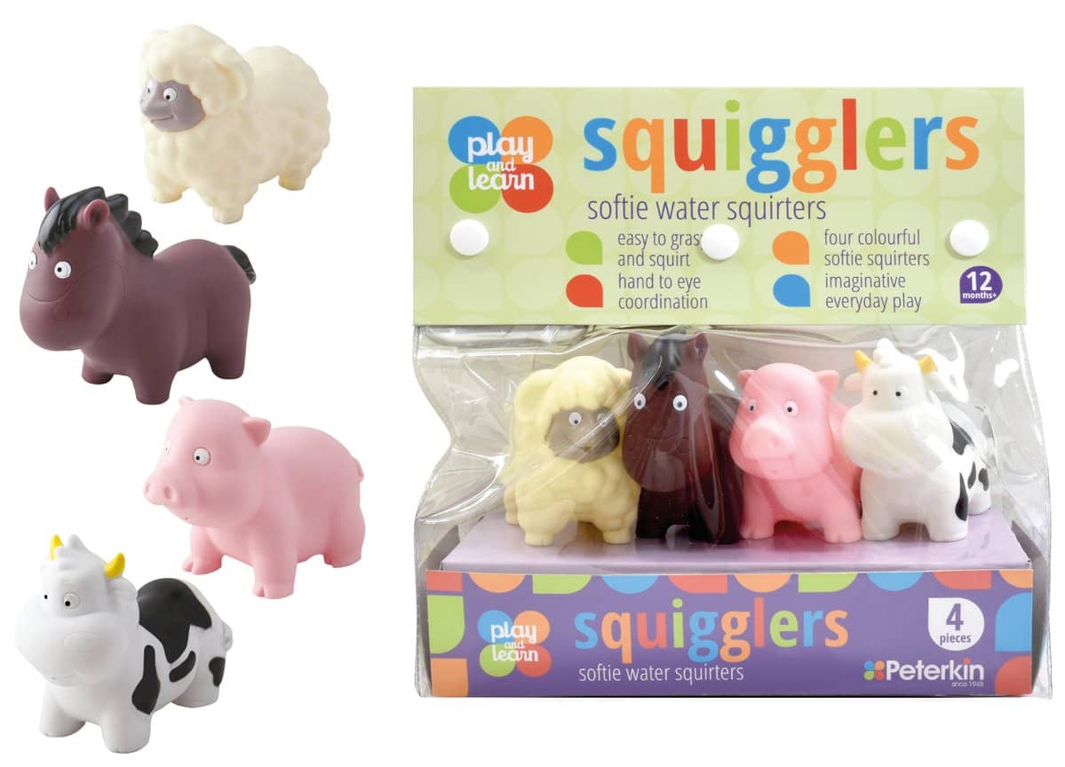 Play And Learn - Farm Animals Watersquirters