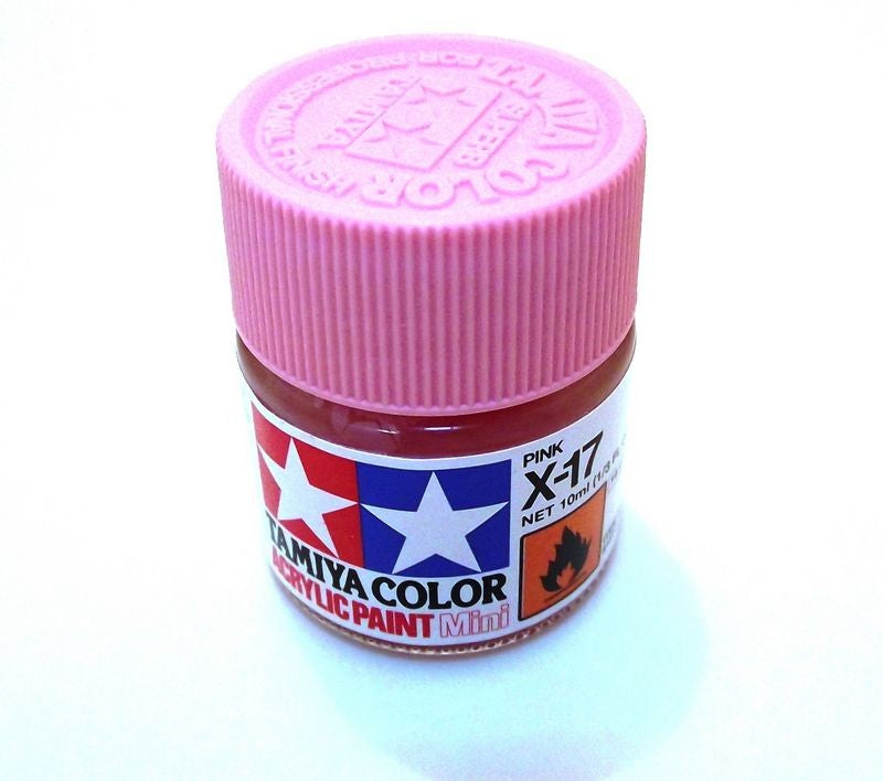 X-17   TAMIYA ACRYLIC PAINT PINK (GLOSS)